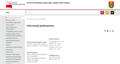 Desktop Screenshot of bip.gminastezyca.pl
